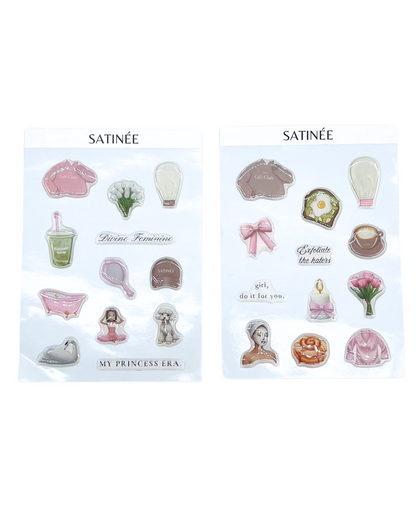Stickers 3D - Satinée