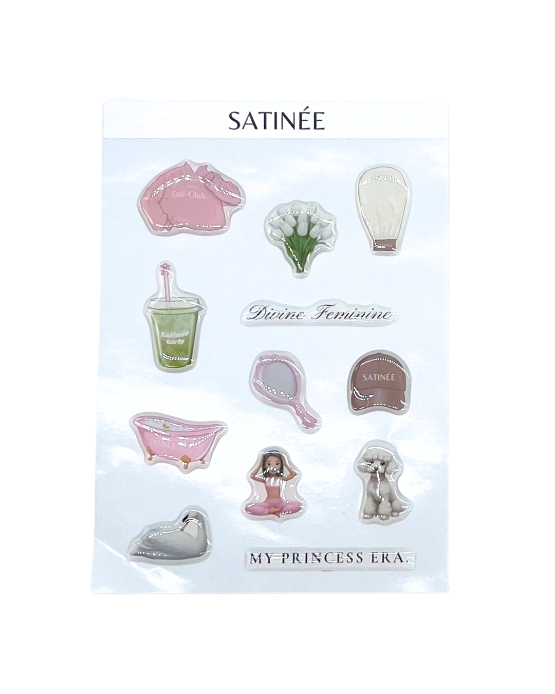 Stickers 3D - Satinée