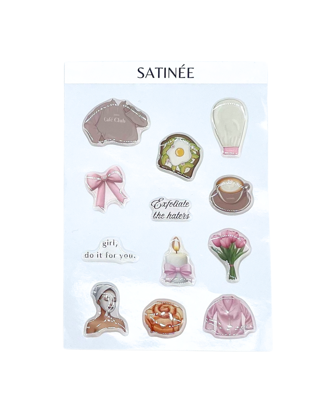 Stickers 3D - Satinée