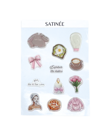 Stickers 3D - Satinée