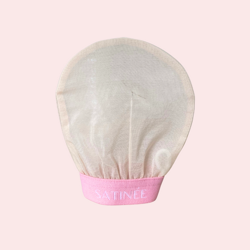 Peeling-Gesichtshandschuh aus Seide – Unvollkommen
